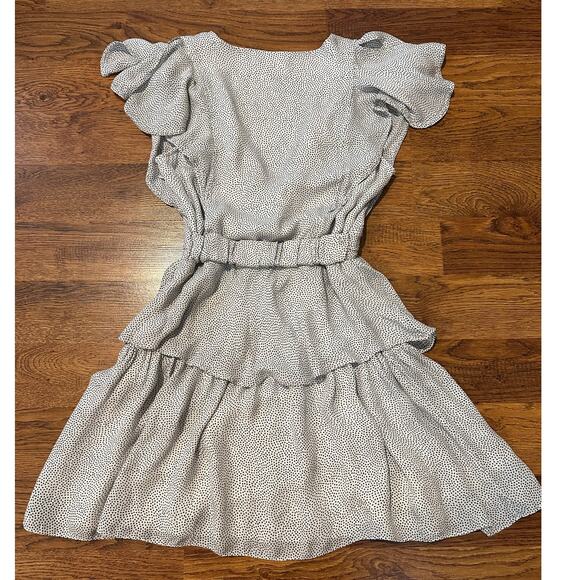 A.L.C. Silk Viera Rimini Dot Tiered Mini Dress Women’s Size 6 – Cocktail Dress - Picture 2 of 7